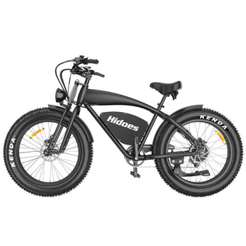 Hidoes® B3 1200W Electric Bike | Retro Fat Tire Electric Bike | 48V 18.2Ah Battery, Long Range 60 Miles